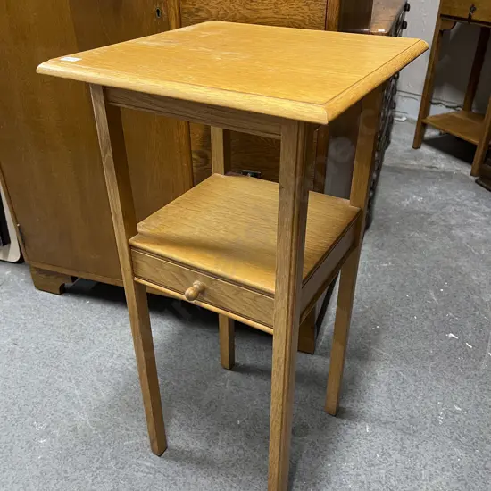 Slender Single Drawer Side Table