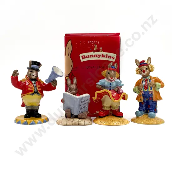 Bunnykins by Royal Doulton - Four Boxed Figures