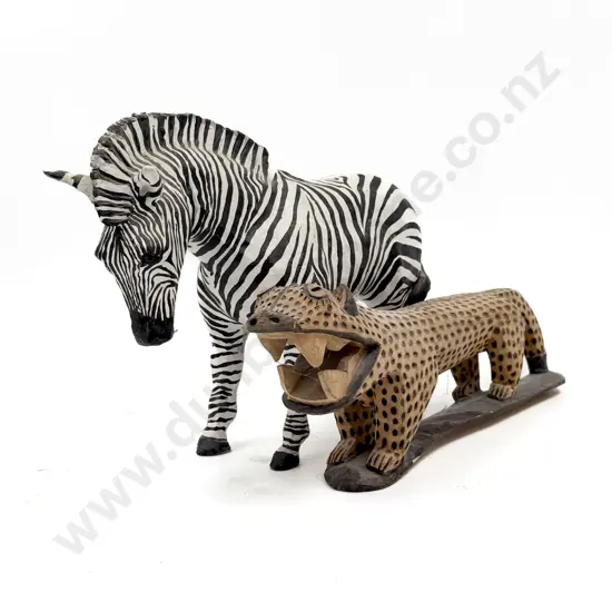 Carved Zebra and other
