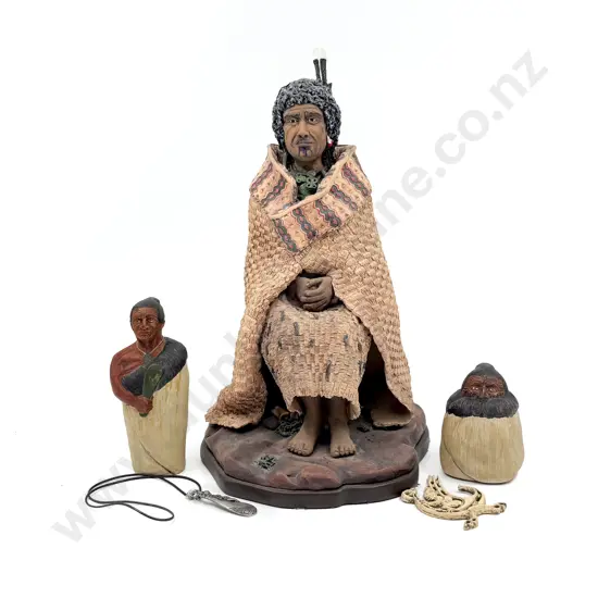 Assorted Maori Figures etc