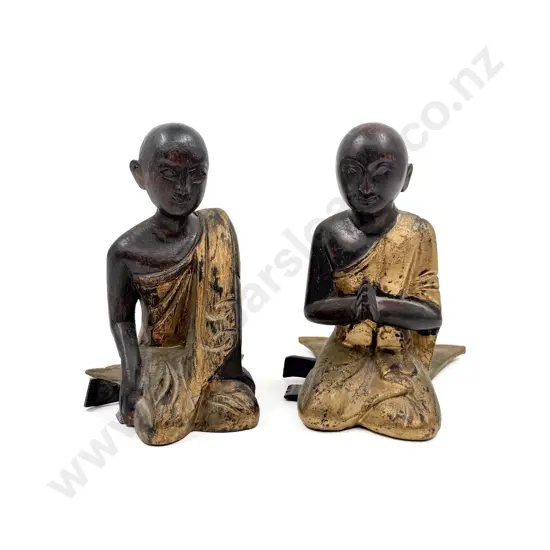 Two Monk Figures