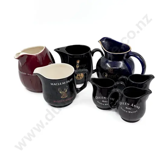 Qty of Assorted Alcohol Advertising Jugs