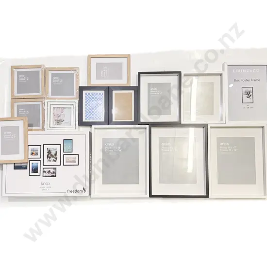 Qty of Mostly As New Photo Frames