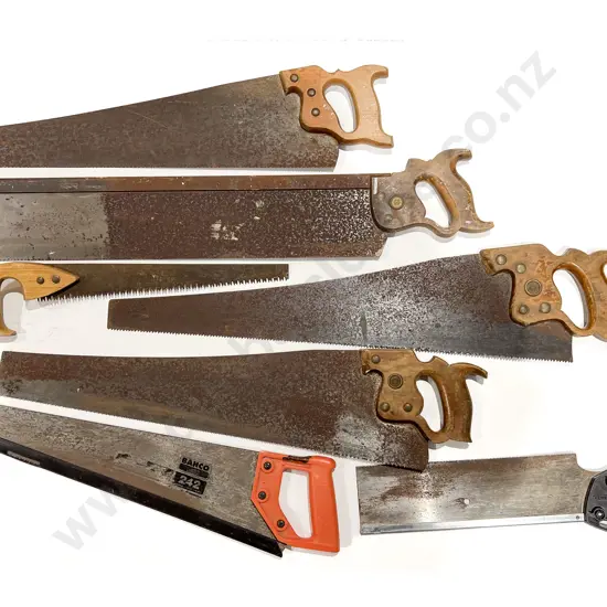 Box Qty of Assorted Saws etc