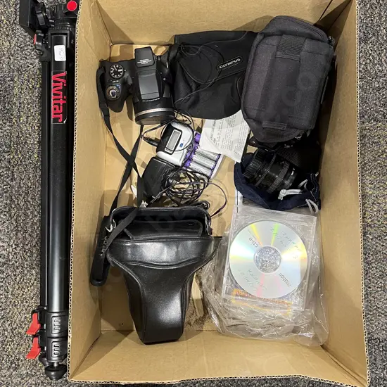 Box Qty Including Olympus Camera and Accessories