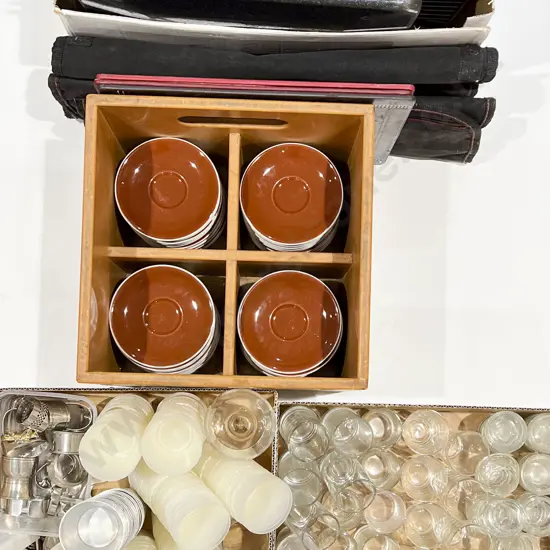 Four Boxes of Assorted Kitchenware