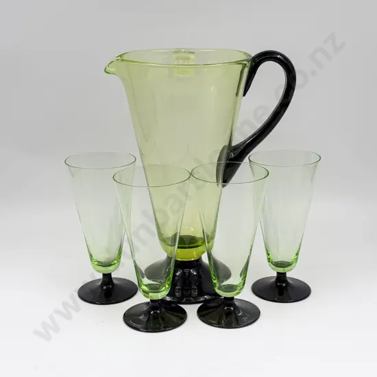 Uranium Glass Lemonade Set