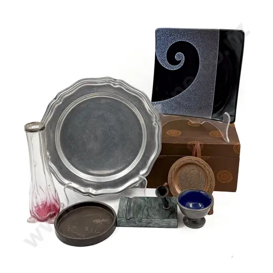 Qty of Assorted Including Art Glass Specimen Vase etc