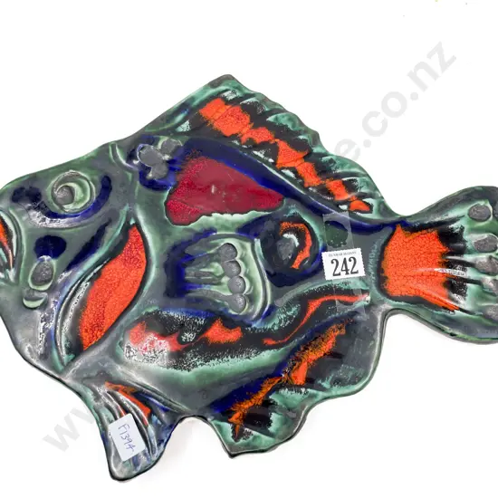 Morris & James Terracotta Wall Hanging  "Fish"
