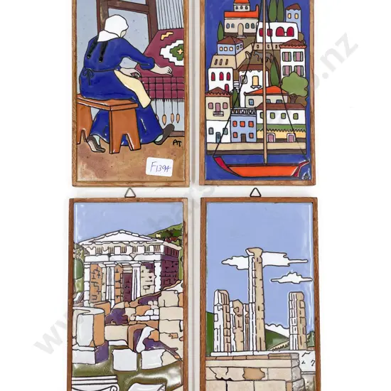 Morris & James Terracotta Wall Hanging Tiles x 4