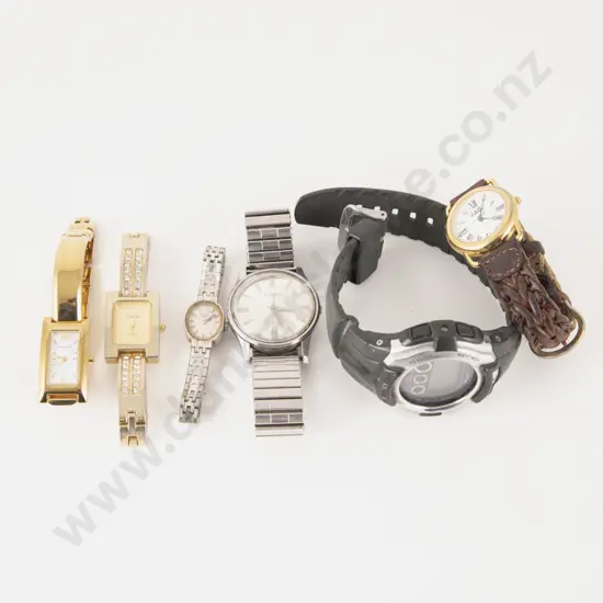 Six Assorted Gents and Ladies Wristwatches including JAG