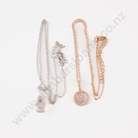 Two S/S Crystal Necklaces