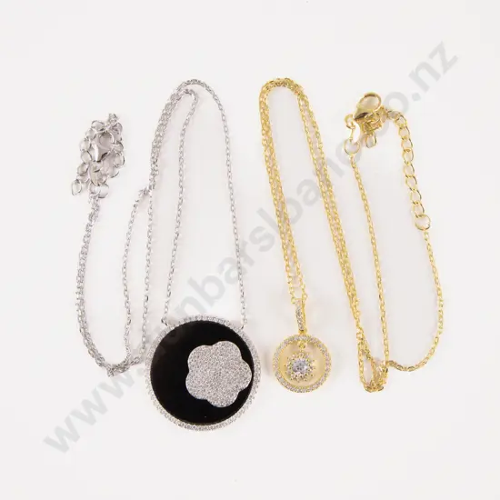 Two S/S Crystal Necklaces
