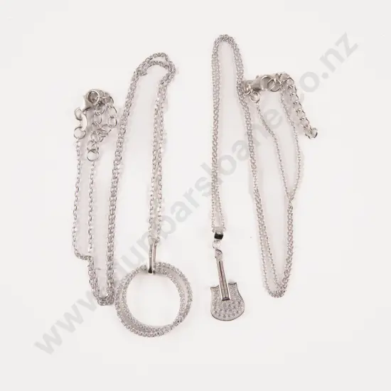 Two S/S Crystal Necklaces