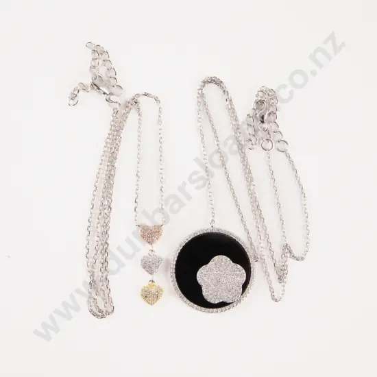 Two S/S Crystal Necklaces