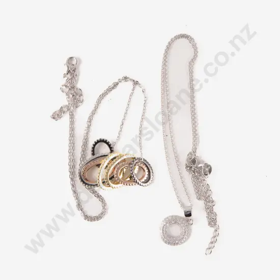 Two S/S Crystal Necklaces