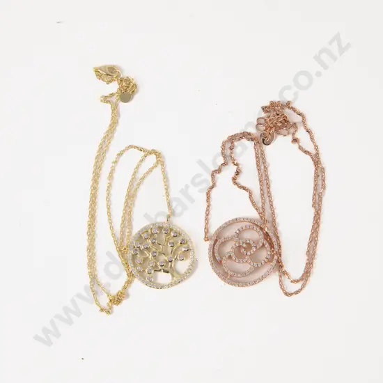 Two S/S Crystal Necklaces