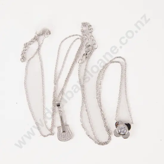 Two S/S Crystal Necklaces