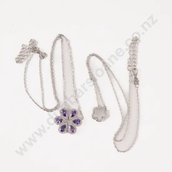 Two S/S Crystal Necklaces