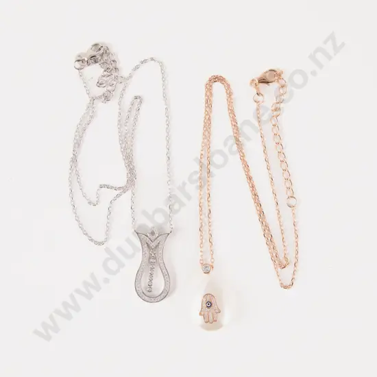 Two S/S Crystal Necklaces