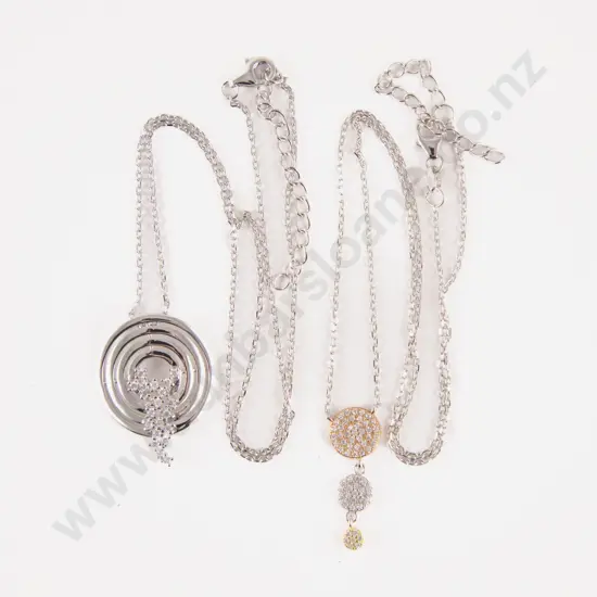 Two S/S Crystal Necklaces