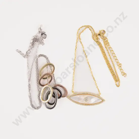 Two S/S Crystal Necklaces