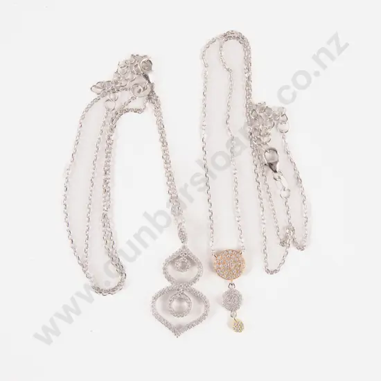 Two S/S Crystal Necklaces