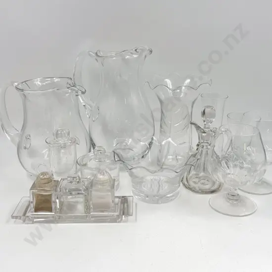 Qty of Assorted Glassware