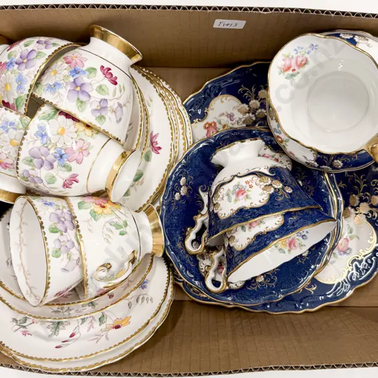 Two Part Fancy China Tea Sets