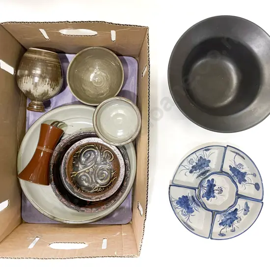 Box of Assorted Pottery etc