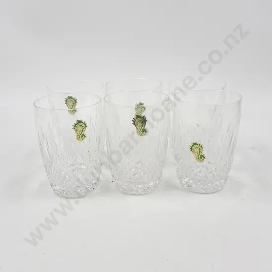 Boxed Set of Six Waterford Crystal "Colleen" Tumblers