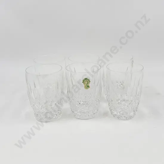Boxed Set of Six Waterford Crystal "Colleen" Tumblers