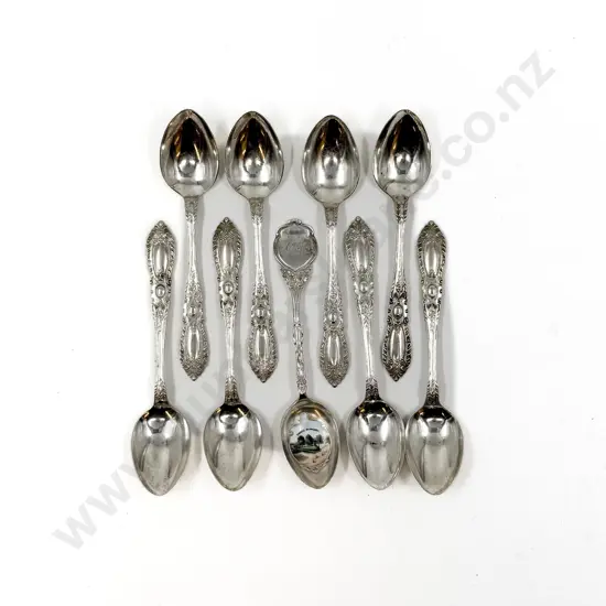 Nine Silver Tea Spoons