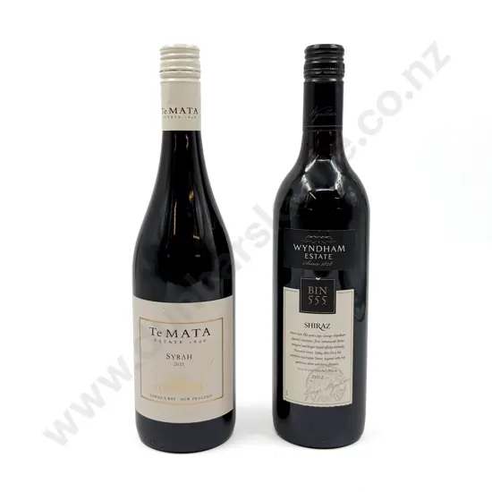 Two Bottles of Assorted Red Wine
