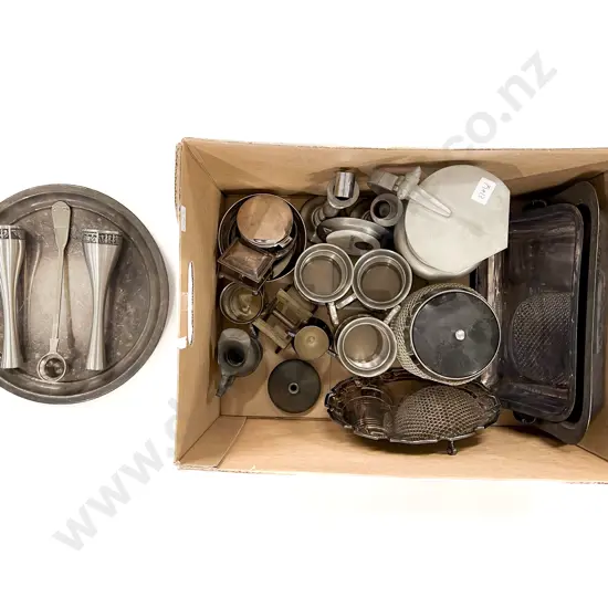 Quantity of Assorted Pewter & S/P etc