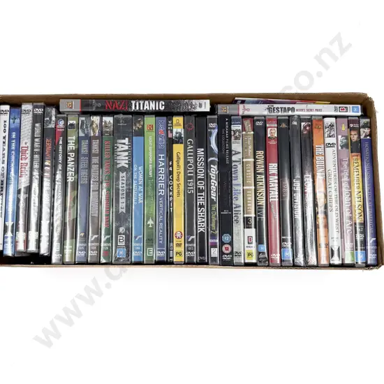 Box of Assorted DVDs