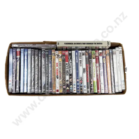Box of Assorted DVDs