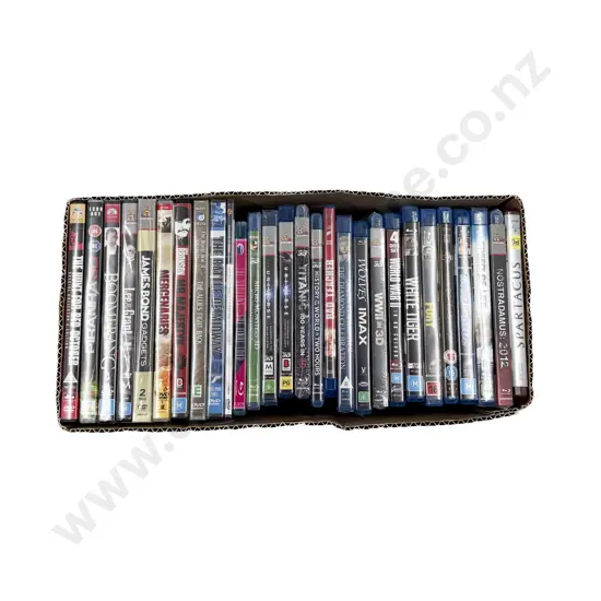 Box of Assorted Blu-ray & Other Assorted DVDs