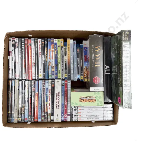 Quantity of Assorted DVDs