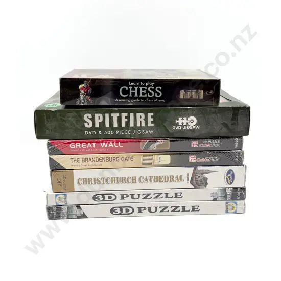 Quantity of Assorted 3D Puzzles etc