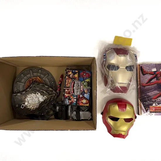Iron Man Mask and Assorted Toys