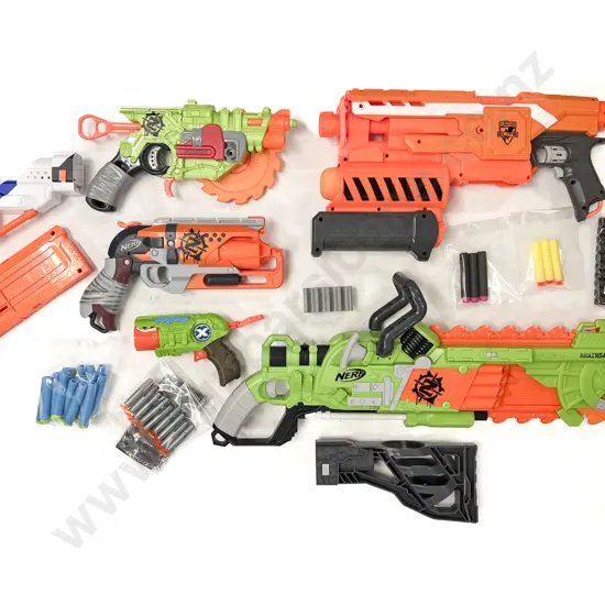 Various Nerf Guns