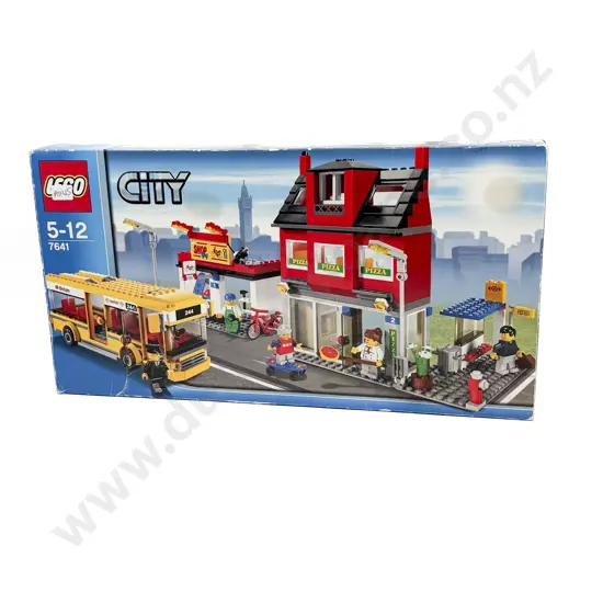 Vintage Lego City Pizza Shop