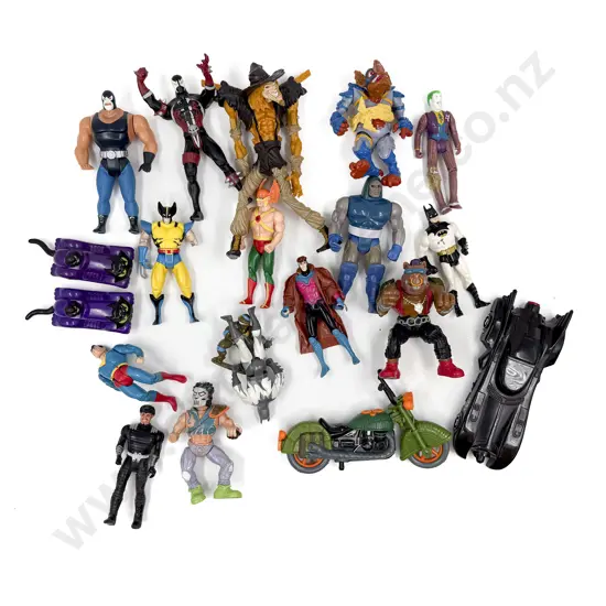 Small Qty of Action Figure Super Heroes and Villains