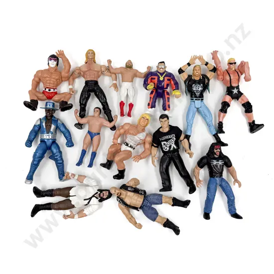 Small Qty of Action Figure Wrestlers