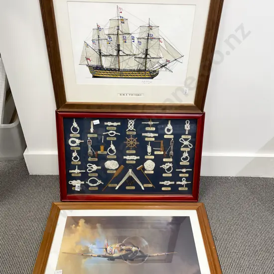 Framed Knot Display and Two others
