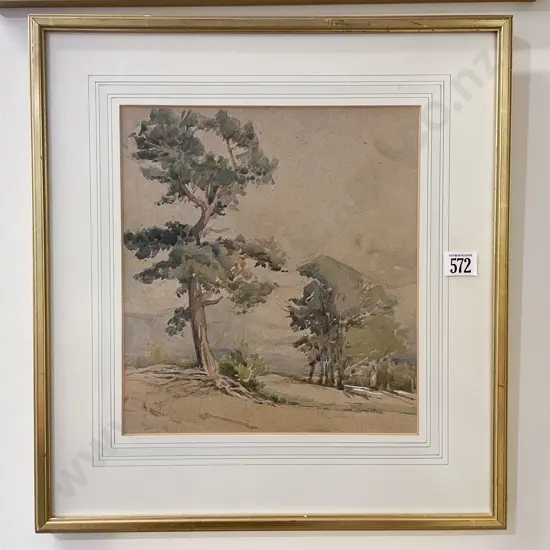 Unknown Artist -  W/C Landscape