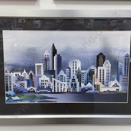 Caroline Johns - Wellington Waterfront - mixed media