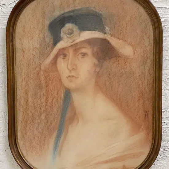 Unknown Artist - Early C20th Portrait Study