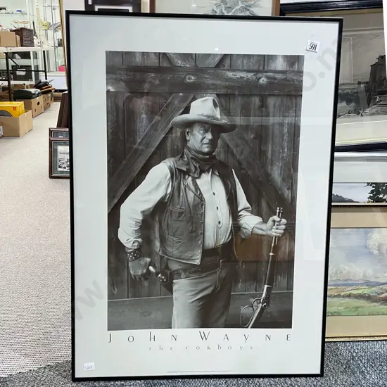 John Wayne - The Cowboy Poster Print